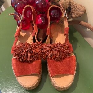Naguisa Calau fringe espadrille Handcrafted shoes. Mediterranean . Made in Spain